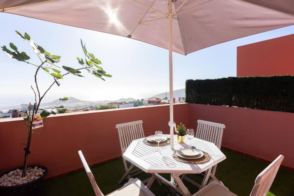 Apartamento Acogedor Atico Con Vistas Al Atlantico Arafo Exterior foto